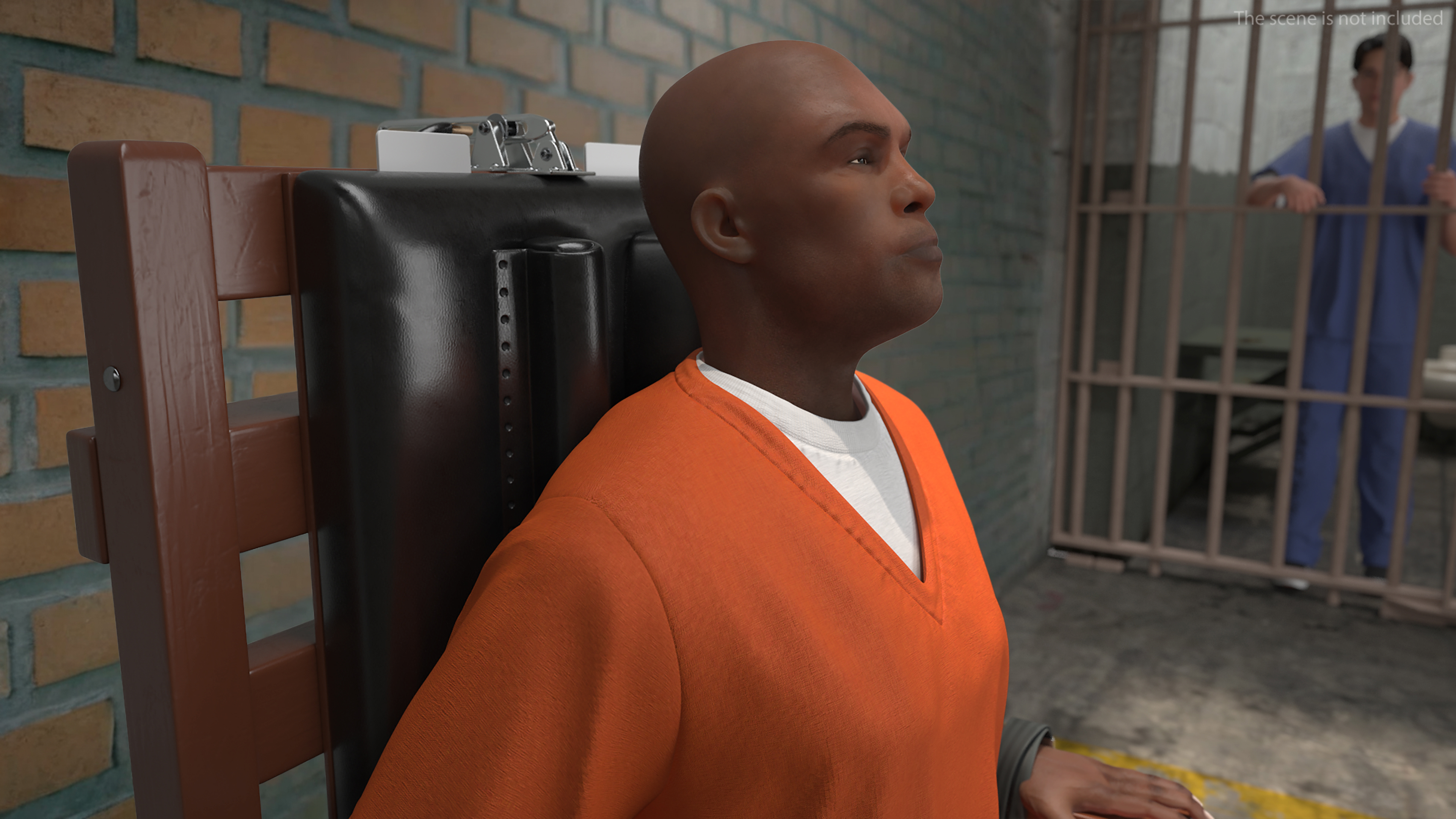 3D Prisoner on Electric Chair