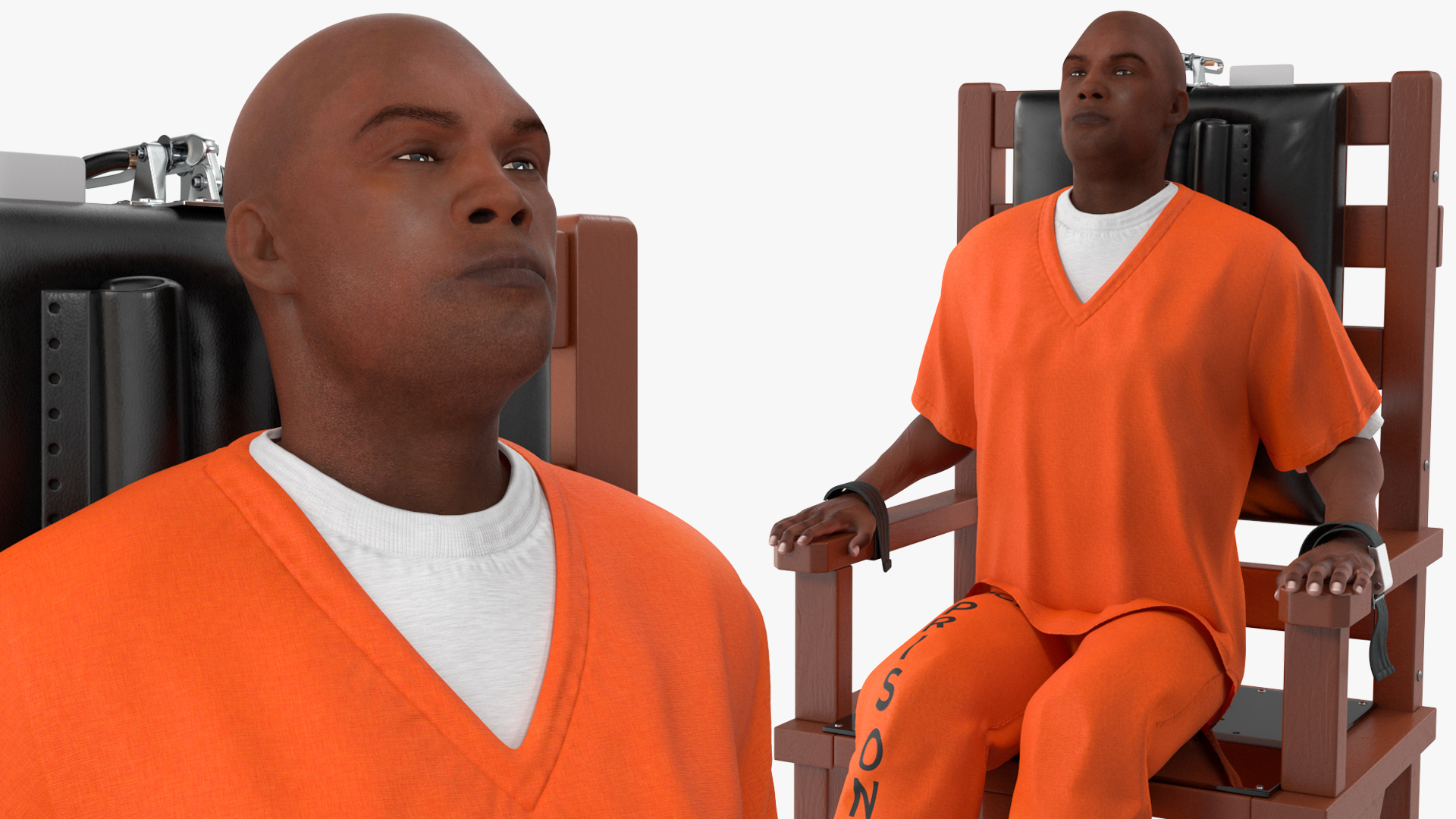 3D Prisoner on Electric Chair