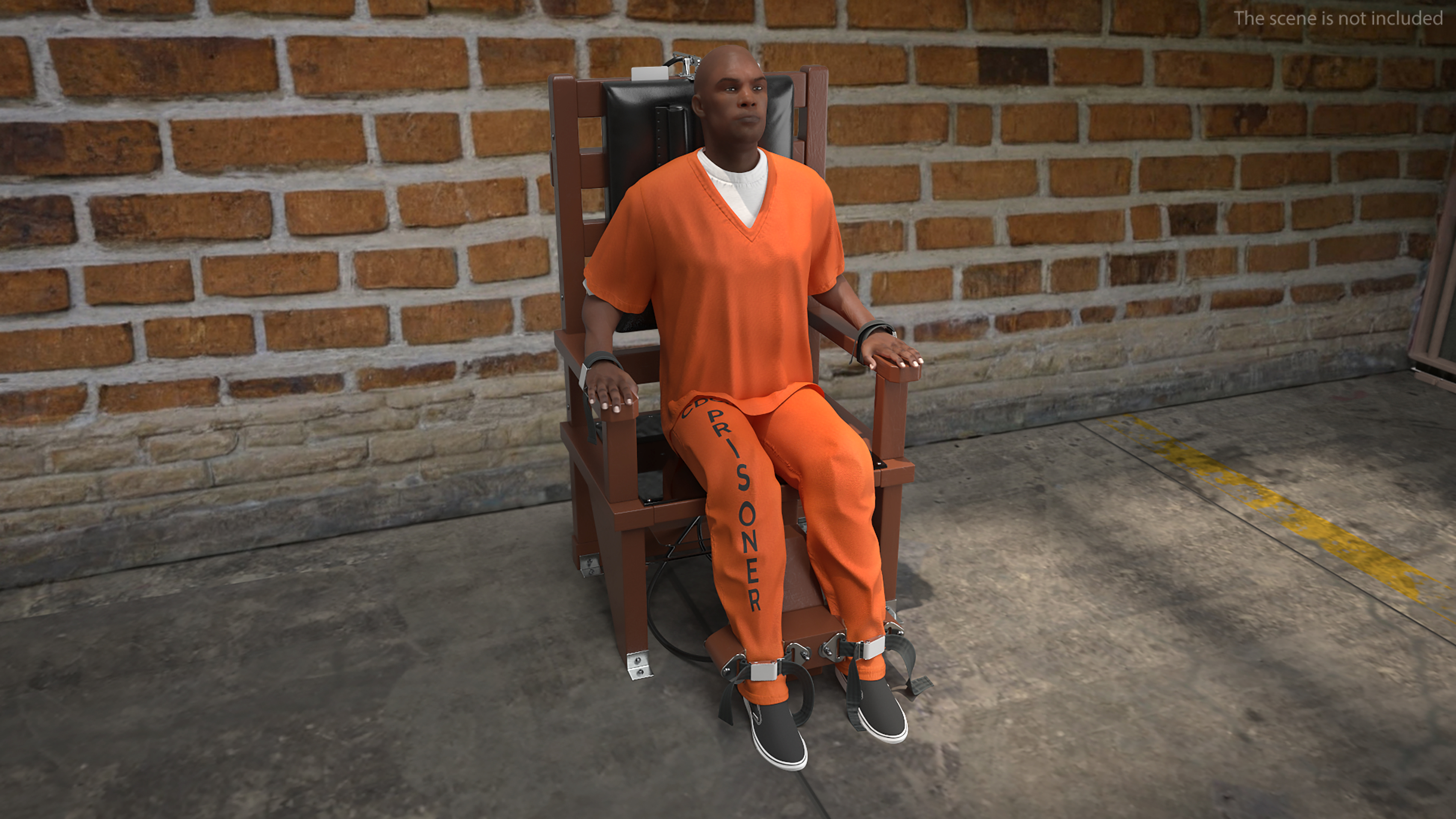 3D Prisoner on Electric Chair