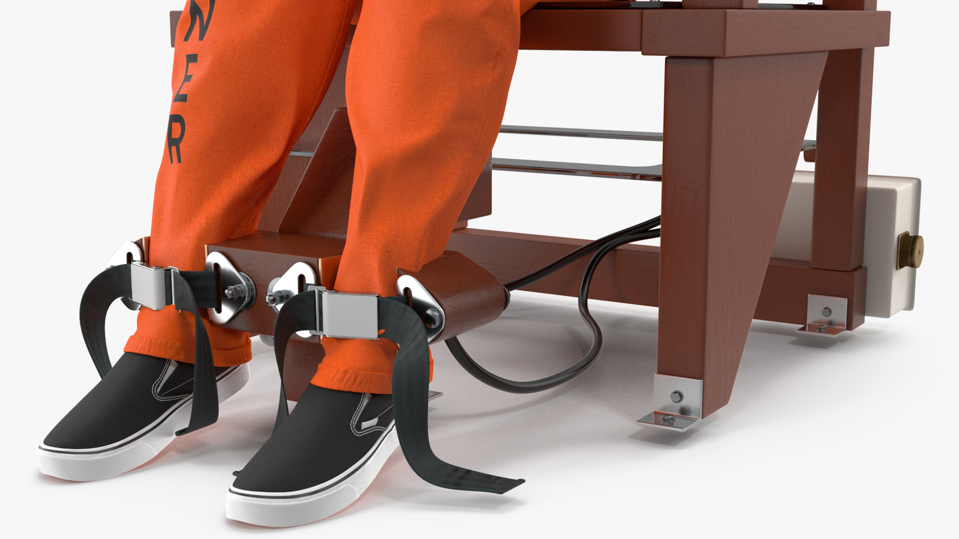 3D Prisoner on Electric Chair