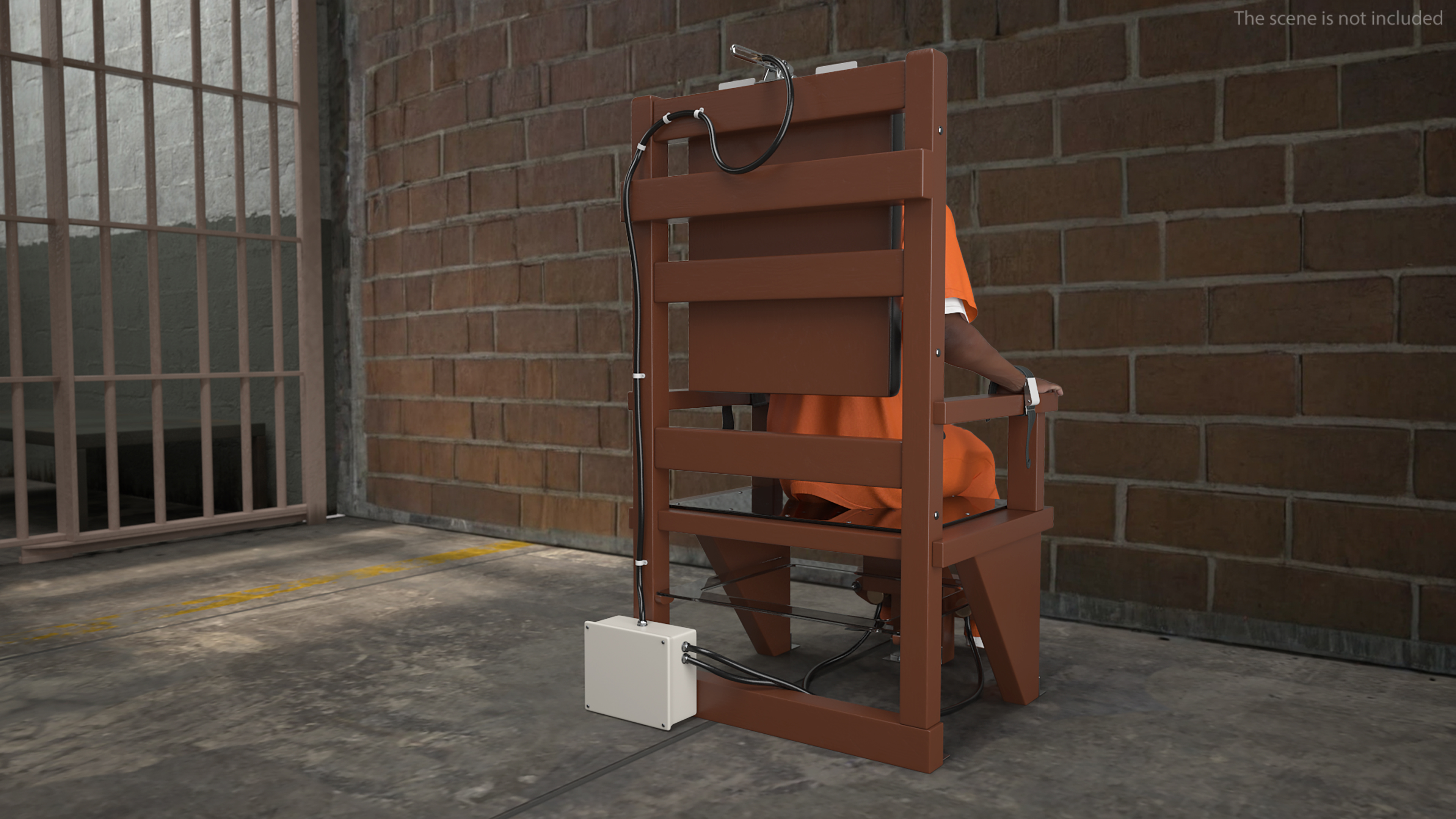 3D Prisoner on Electric Chair