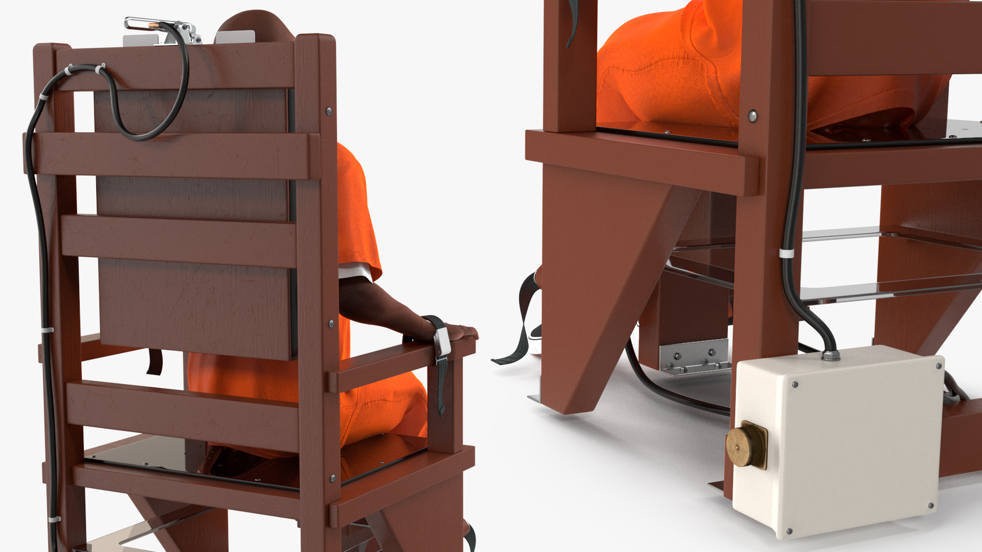 3D Prisoner on Electric Chair