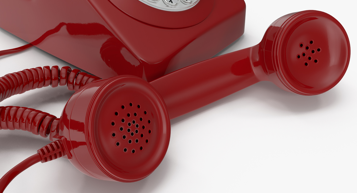 3D Old Rotary Phone