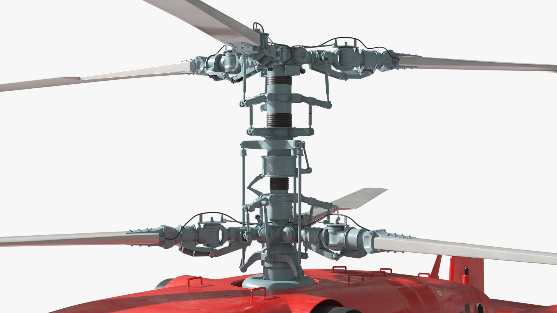 3D model Kamov KA 32 Firefighting Helicopter Simplified Interior