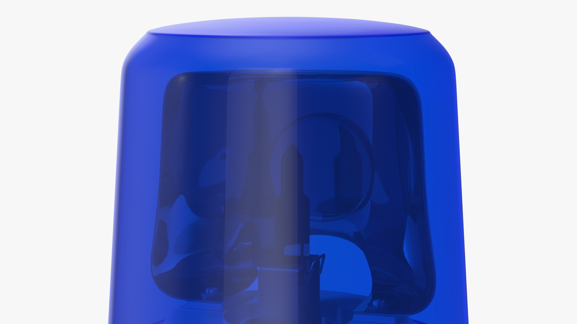 Flashing Rotating Beacon Blue 3D model