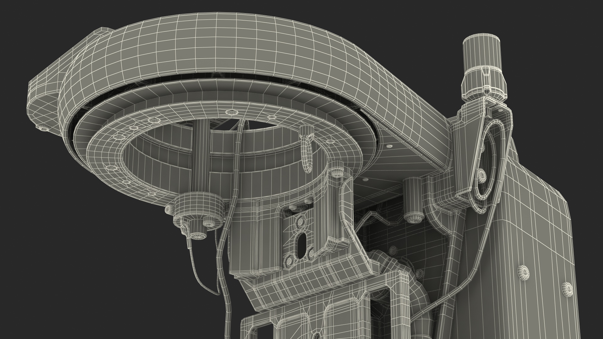 3D Robotic Camera System Rigged model