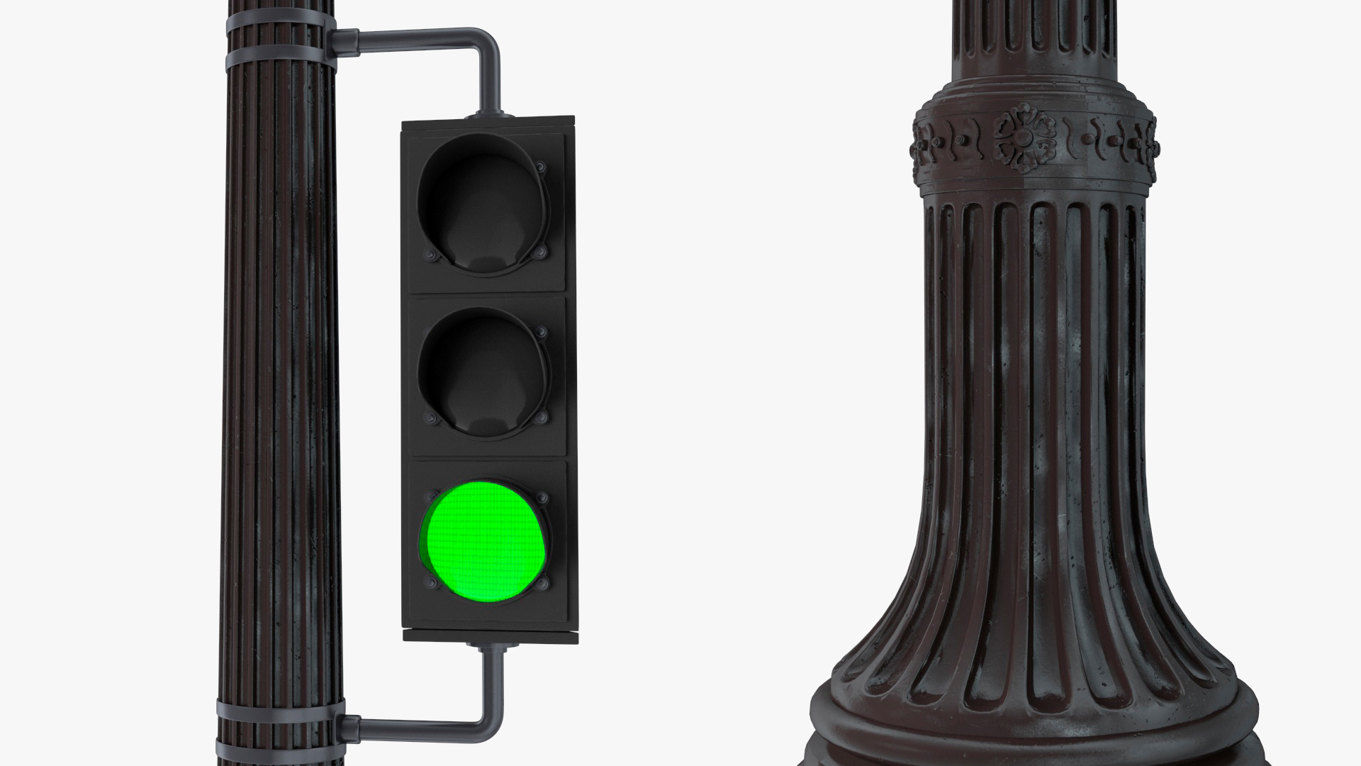 Traffic Signal Pole 3D model