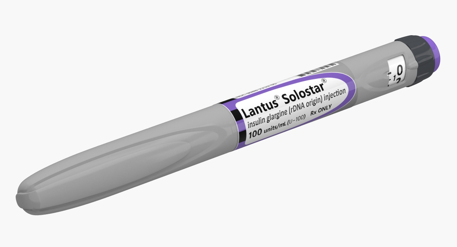 3D Insulin Syringe Pen Closed