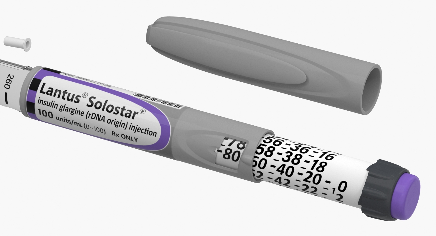 3D Insulin Syringe Pen Closed