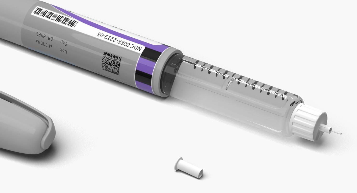 3D Insulin Syringe Pen Closed