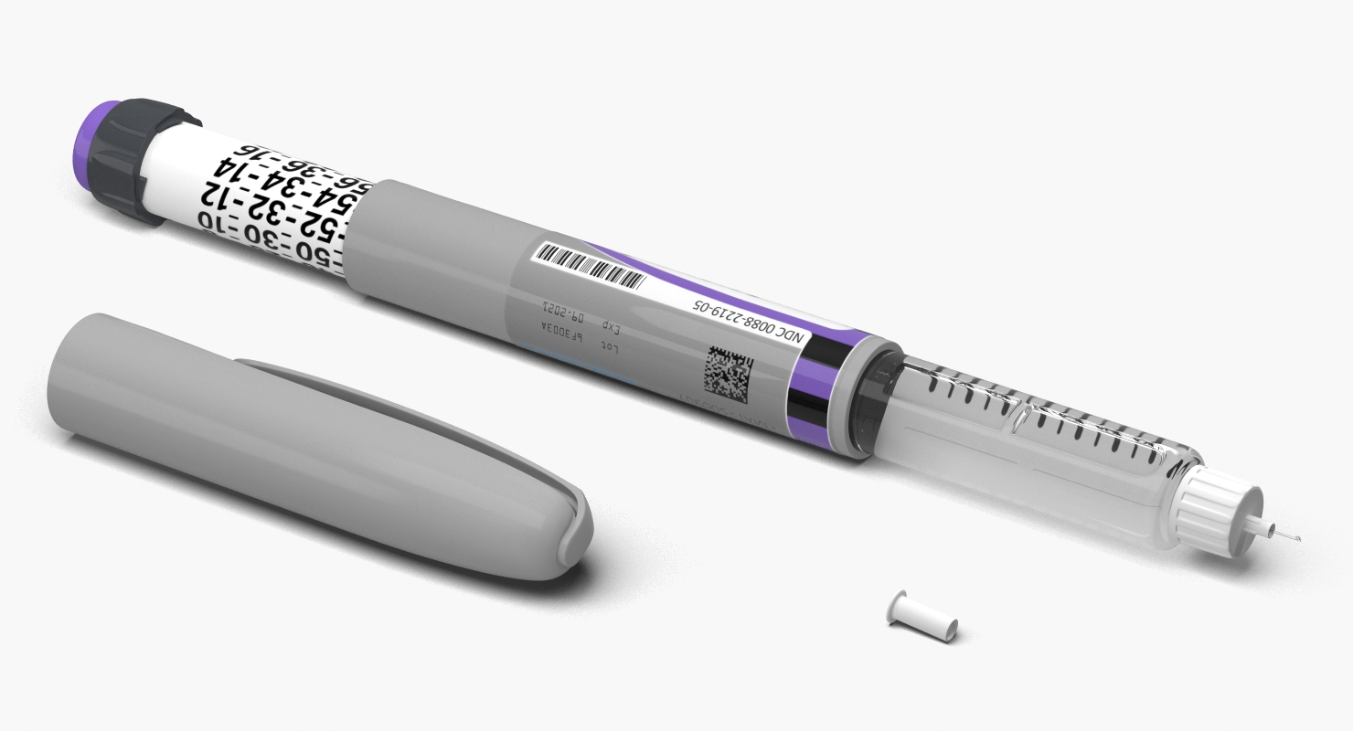 3D Insulin Syringe Pen Closed