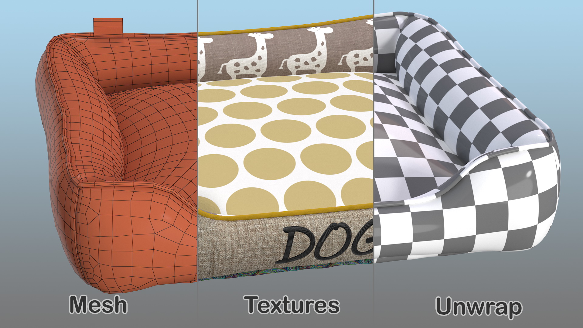 3D model Pet Bed for Dog