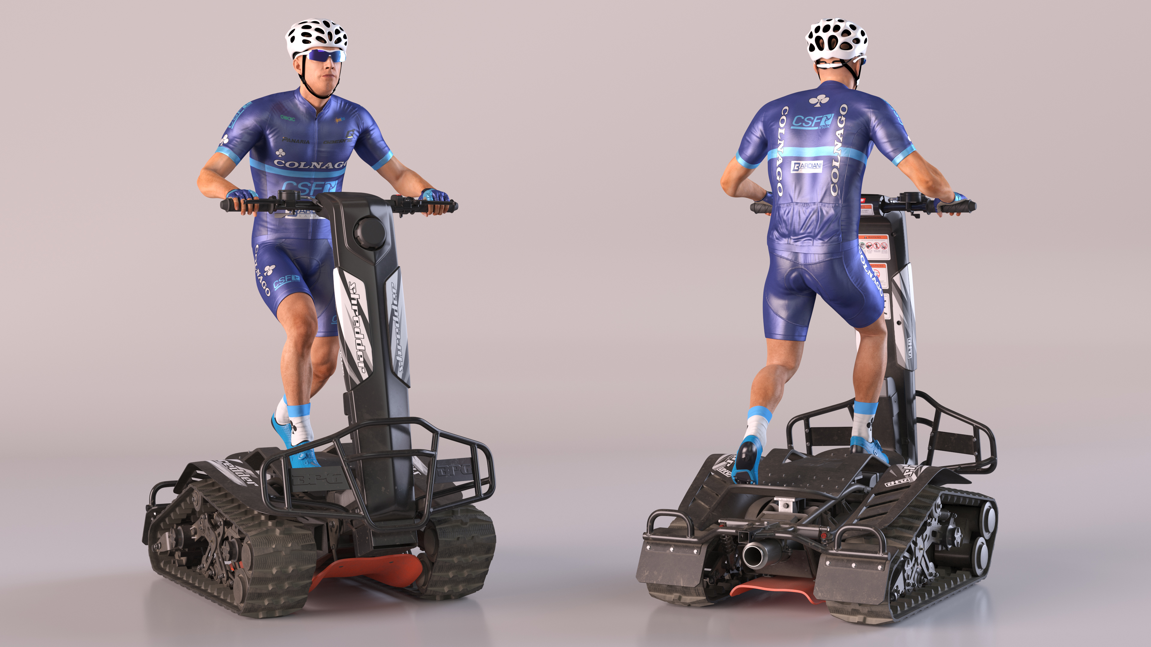 3D model Sportsman on DTV Shredder