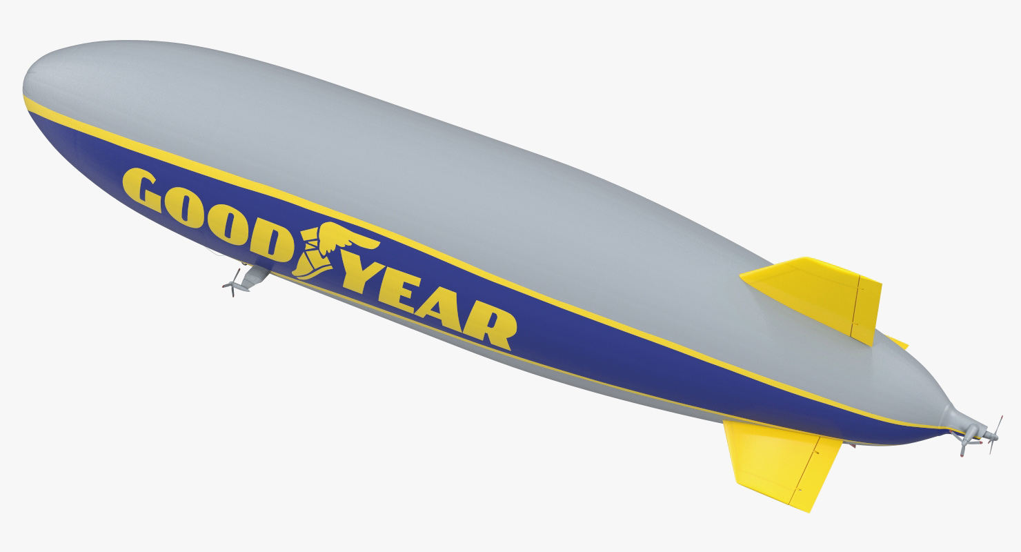 Blimp Goodyear Airship 3D