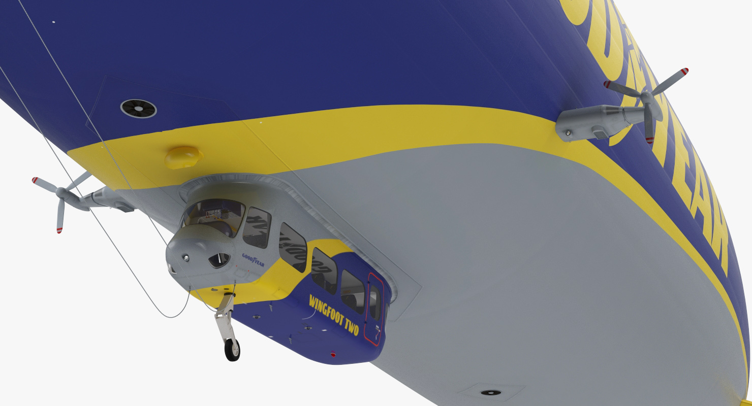 Blimp Goodyear Airship 3D