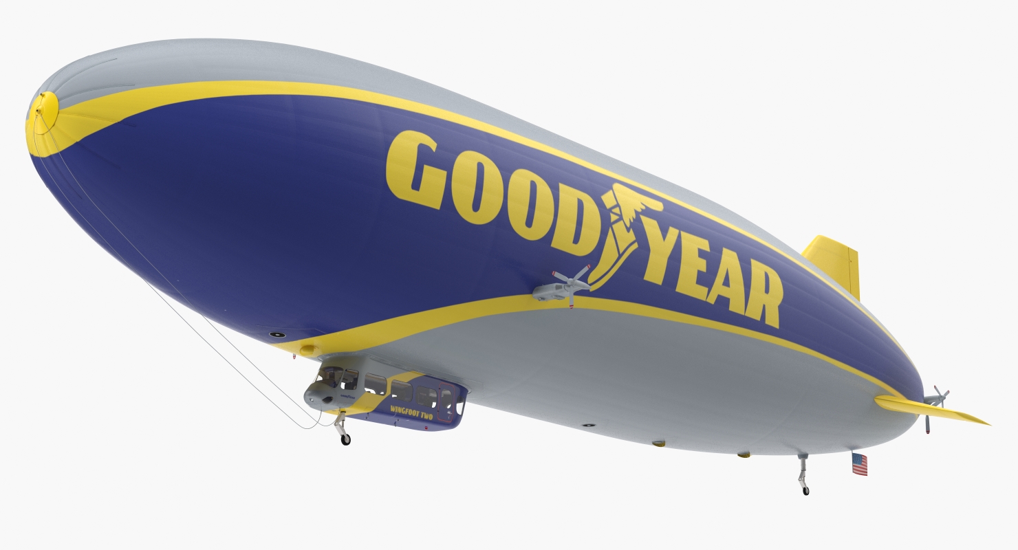 Blimp Goodyear Airship 3D