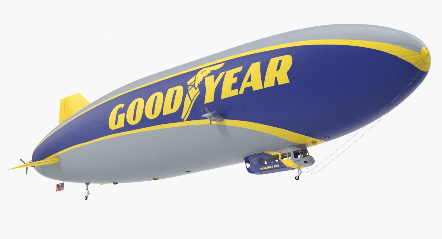 Blimp Goodyear Airship 3D