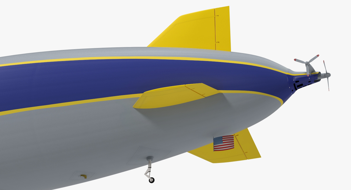 Blimp Goodyear Airship 3D