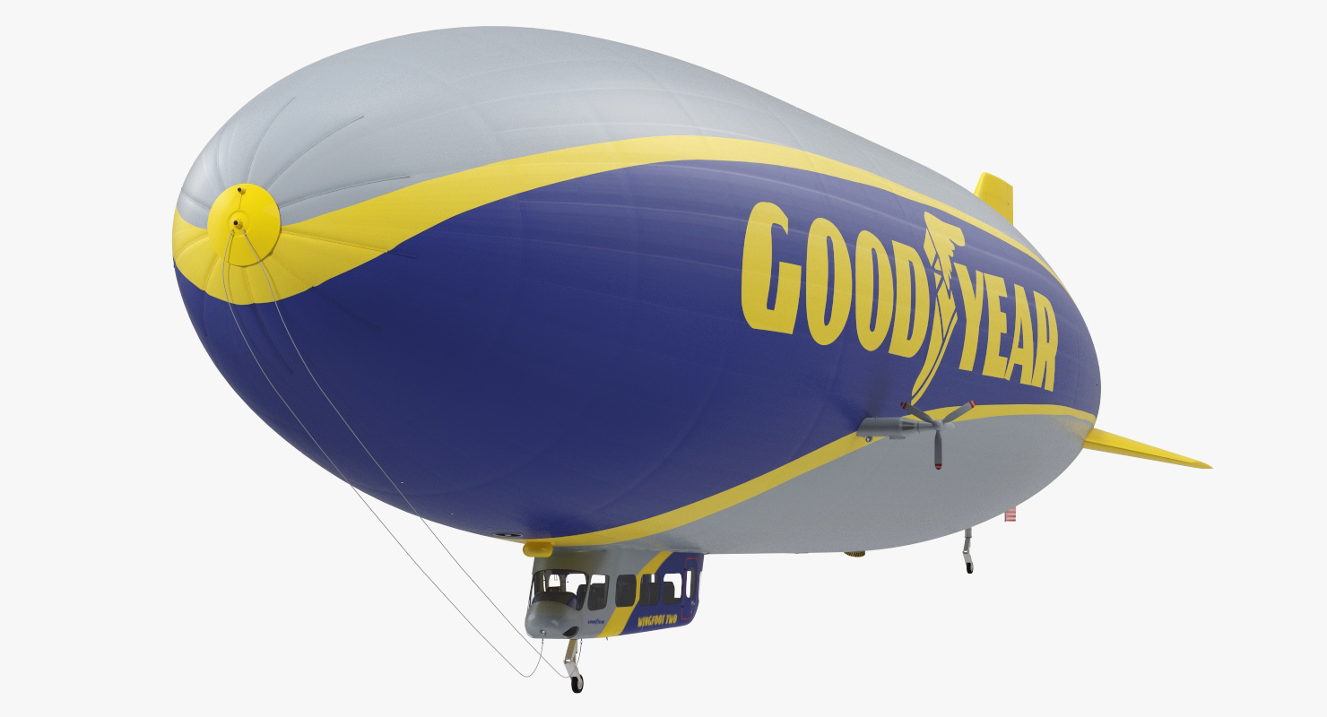 Blimp Goodyear Airship 3D