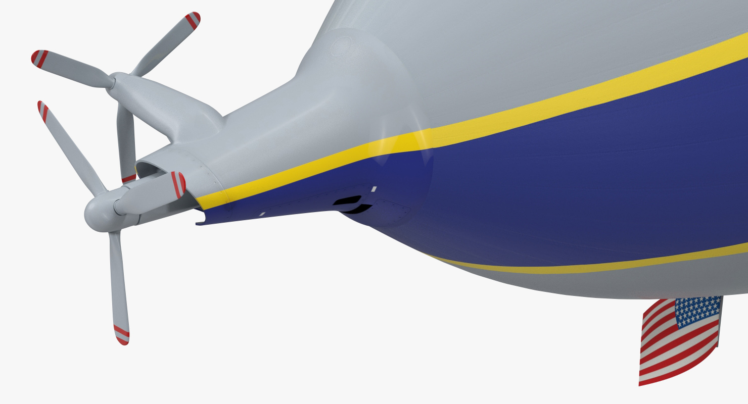 Blimp Goodyear Airship 3D