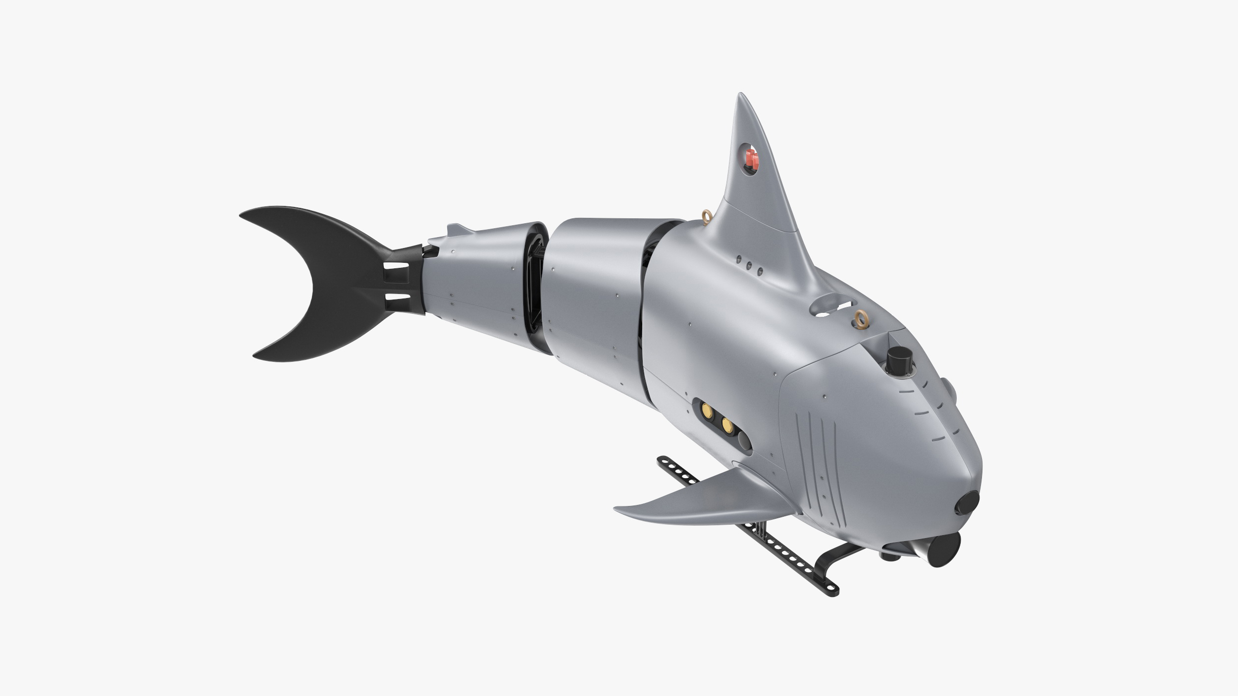 3D Shark Underwater Drone Rigged for Maya model