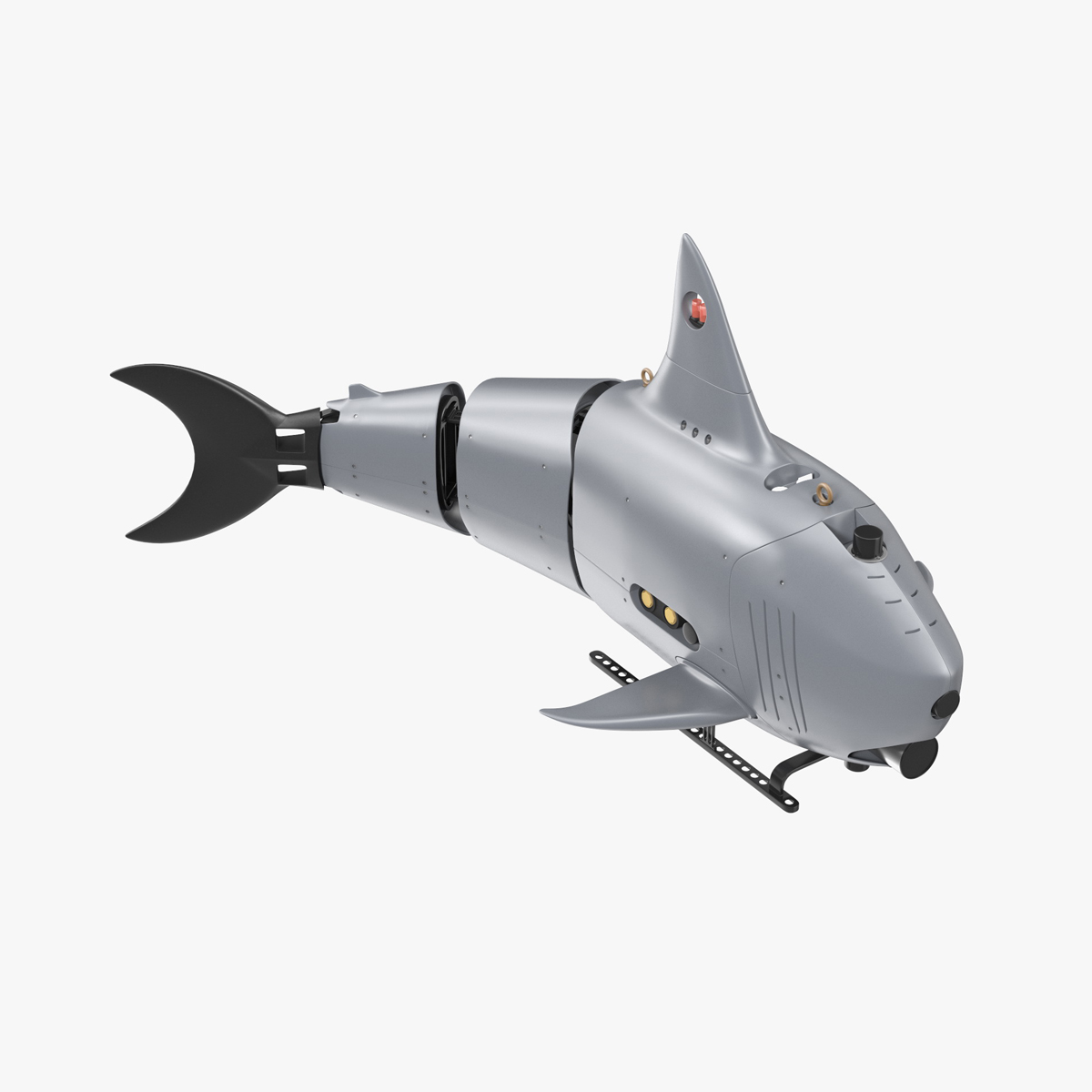 3D Shark Underwater Drone Rigged for Maya model