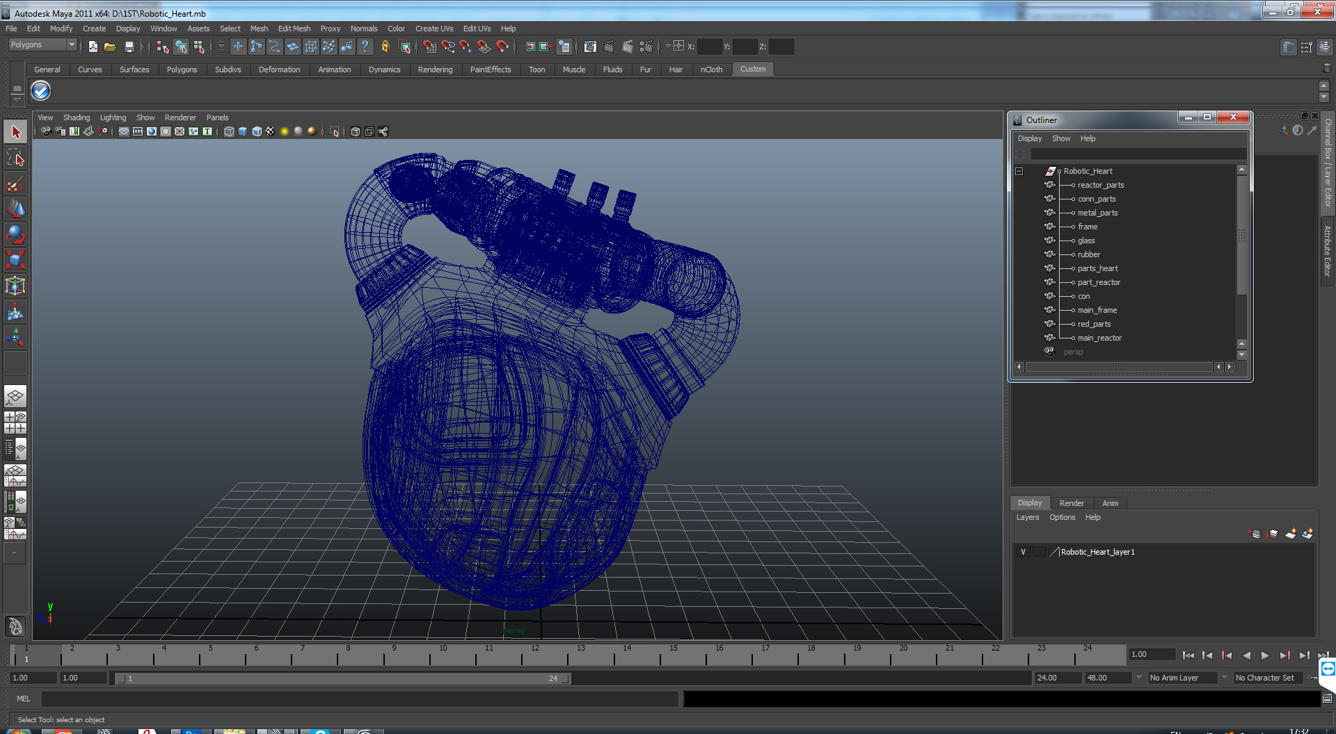 3D Robotic Heart model