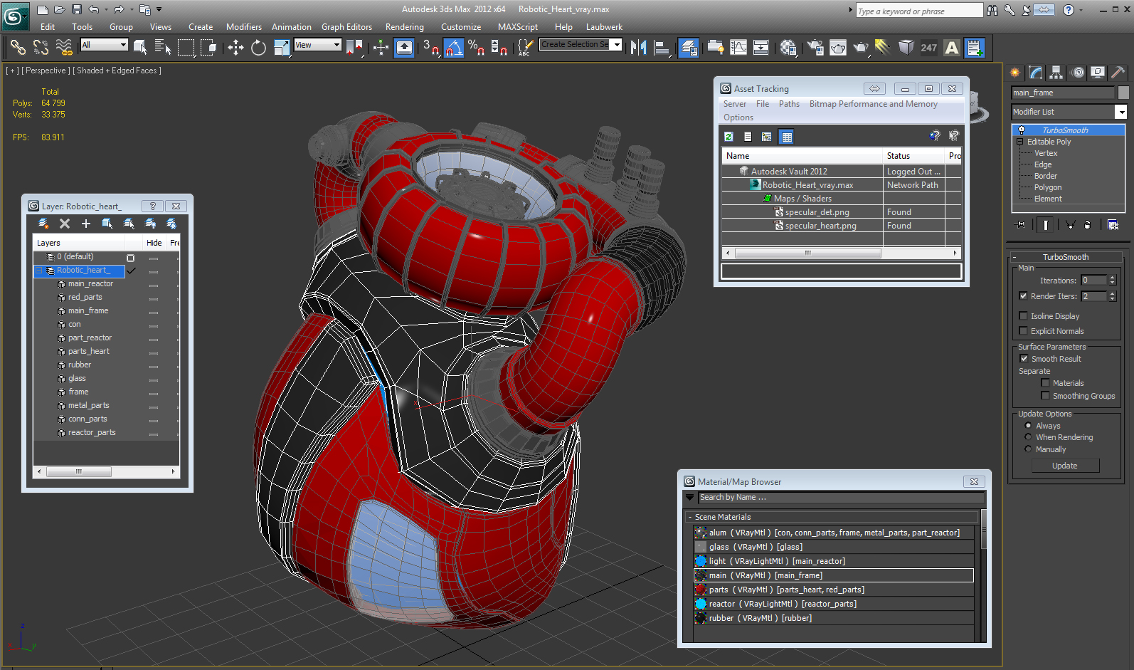 3D Robotic Heart model