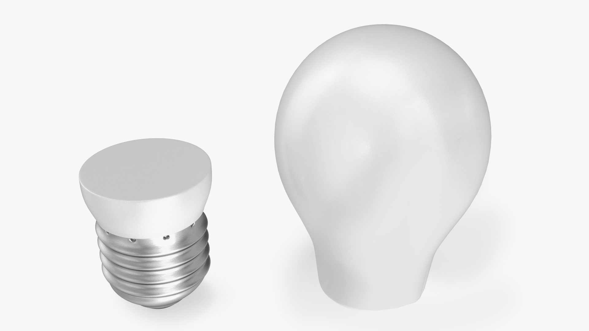 3D Matte Light Bulb