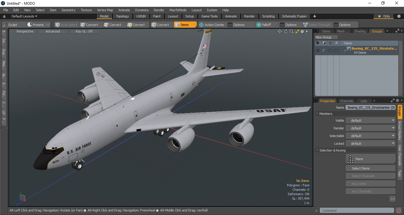 3D Boeing KC 135 Stratotanker