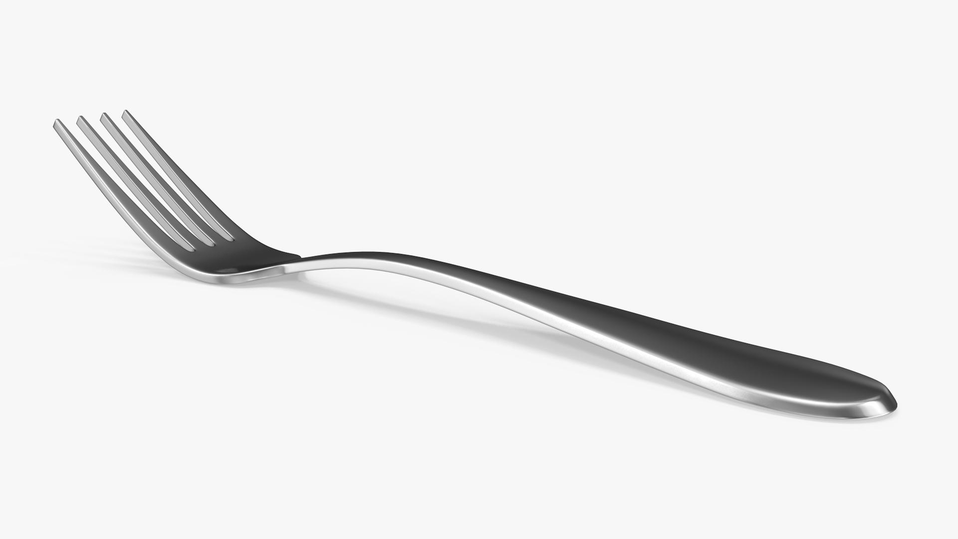 3D Silver Fork