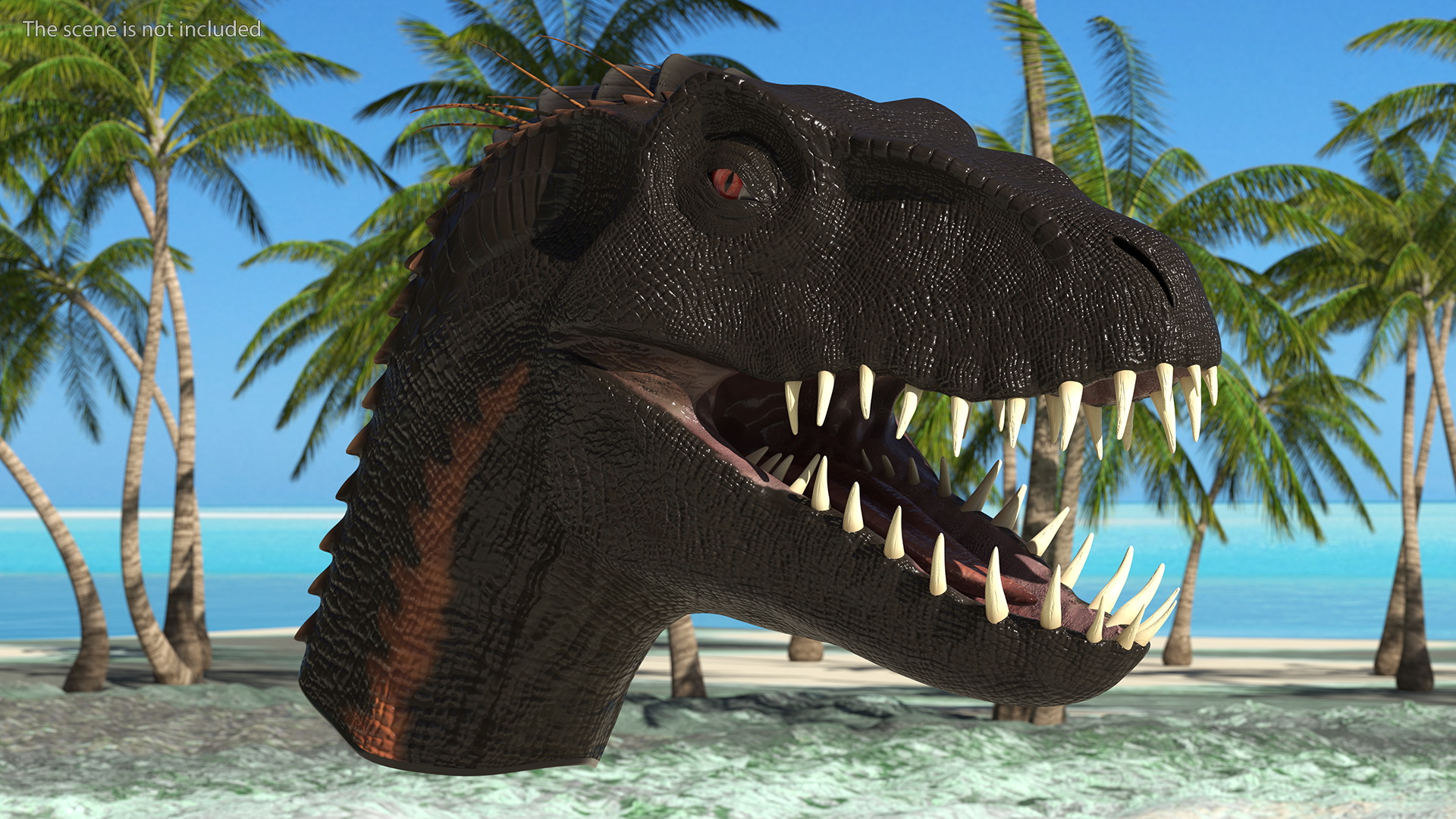 3D model Indoraptor Head