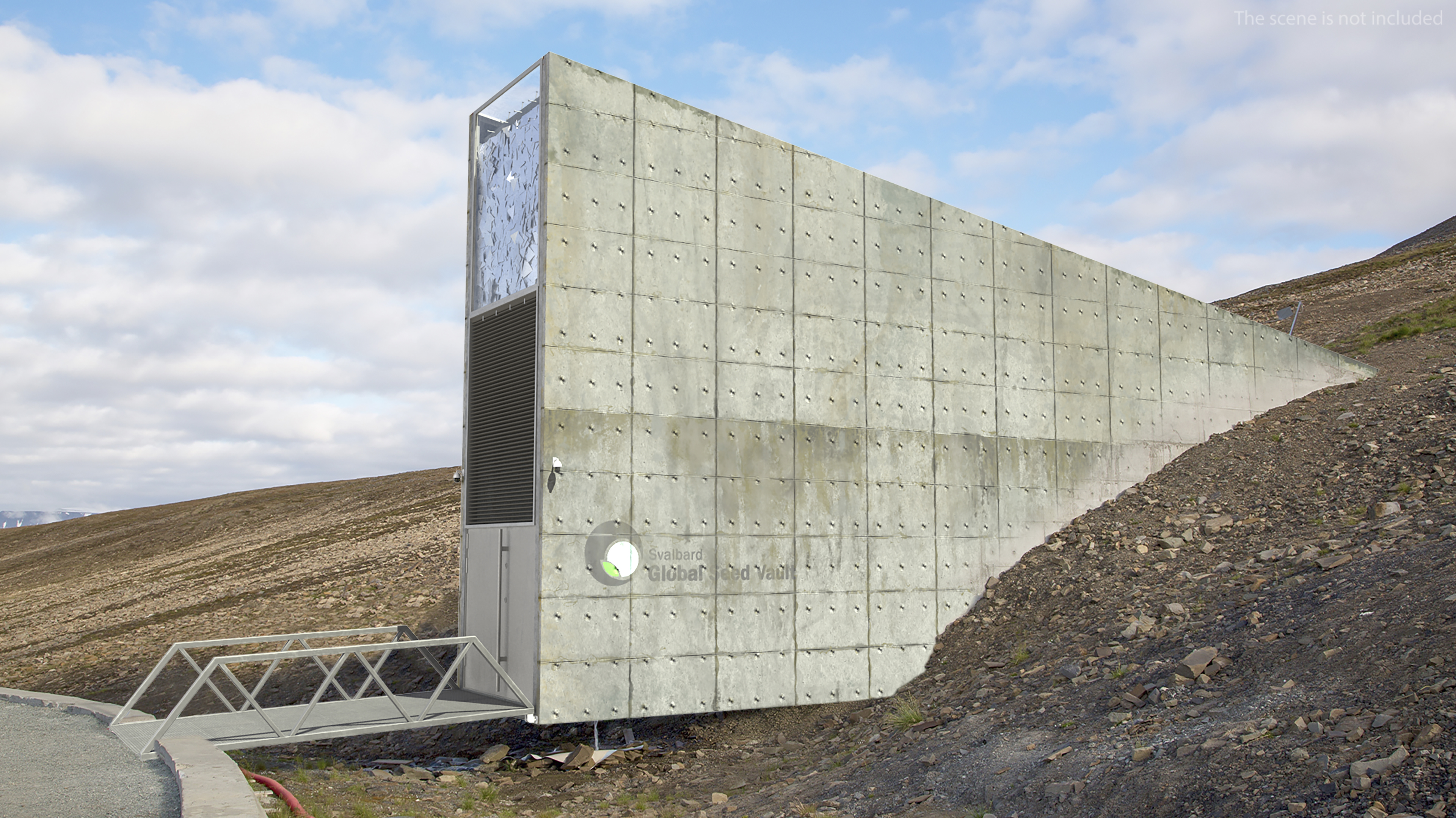 3D Svalbard Global Seed Vault