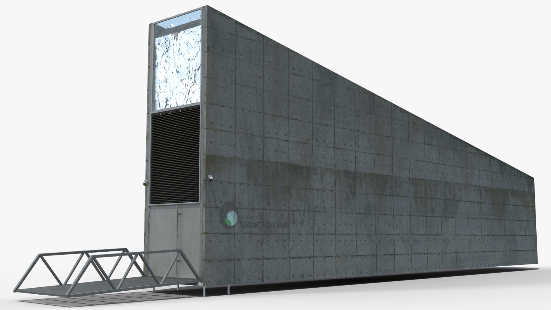 3D Svalbard Global Seed Vault