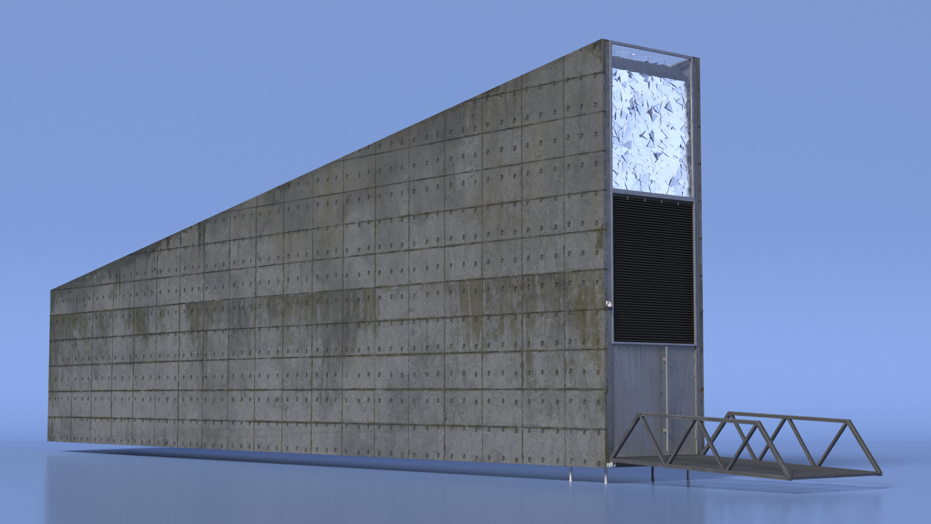 3D Svalbard Global Seed Vault