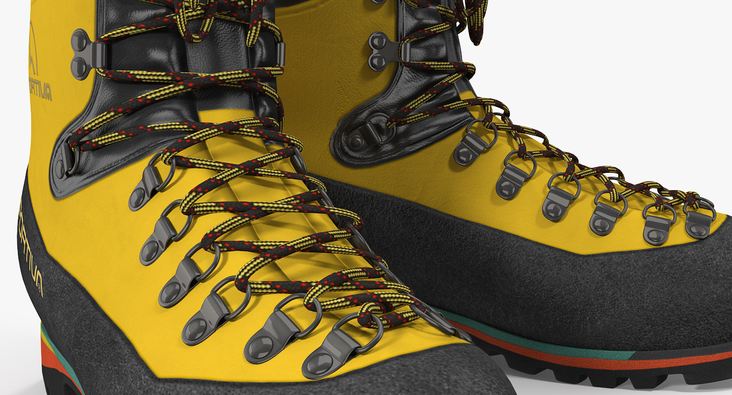 3D Mountain Walking Rock Climbing Winter Boots model