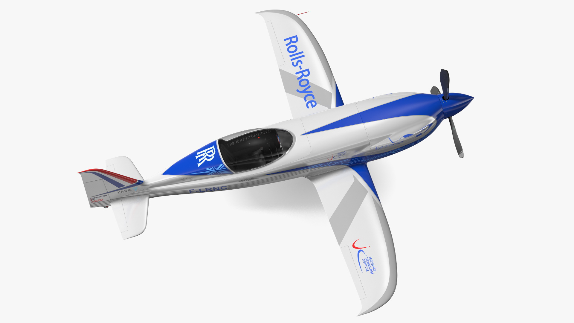 3D model Rolls Royce ACCEL Electric Aircraft