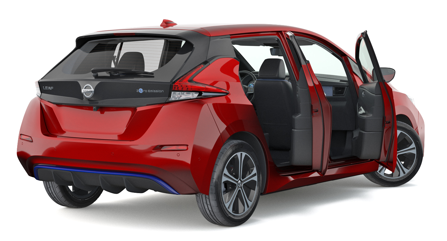 3D Nissan Leaf 2019