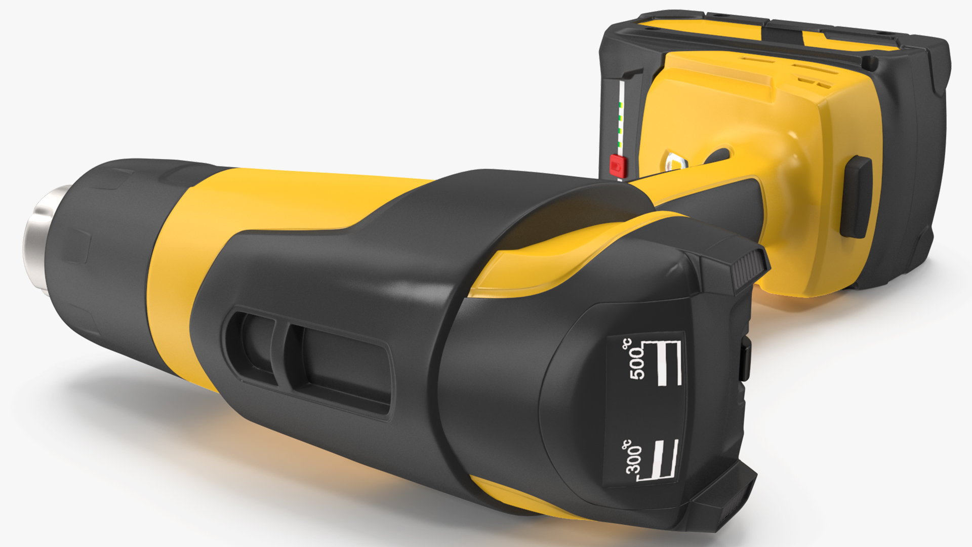 Yellow Heat Gun Cordless 3D model