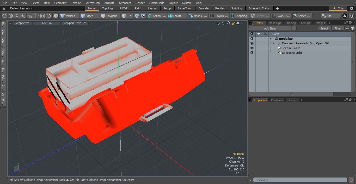 Flambeau Paramedic Box Open 3D