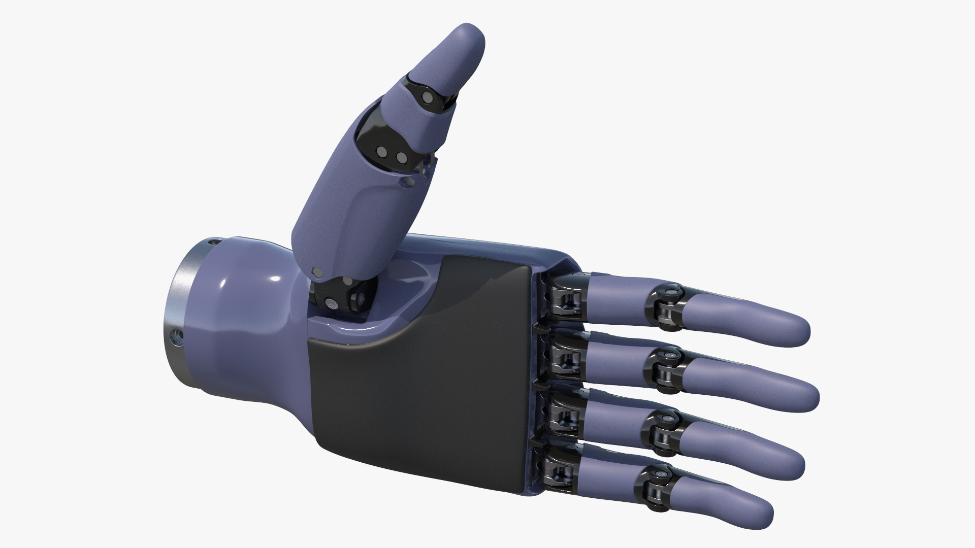 3D model Left Dexterous Robot Hand