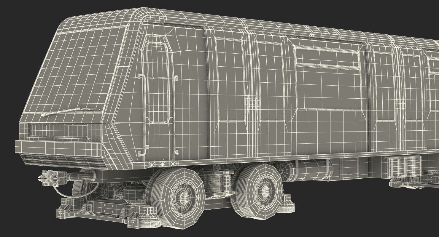 Paris Subway Train MP 05 3D model