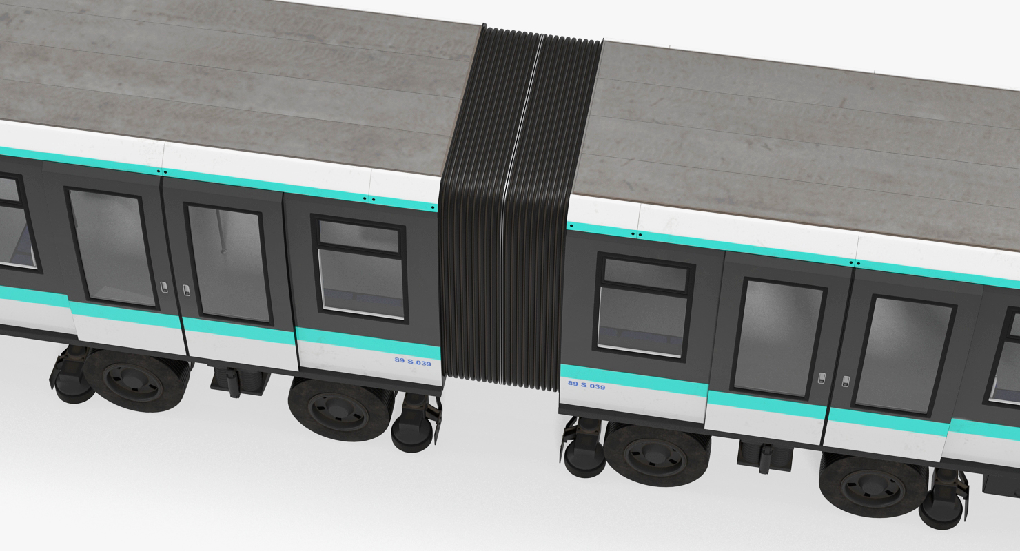 Paris Subway Train MP 05 3D model