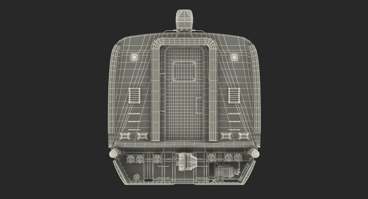 Bullet Train JR700 Passenger Car Japan Railways Rigged 3D model