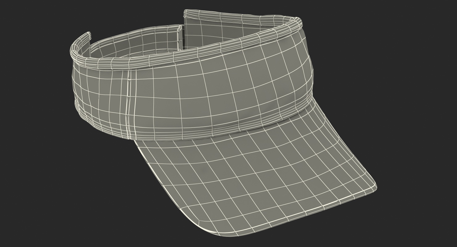 Adjustable Sun Visor Cap Nike 3D model