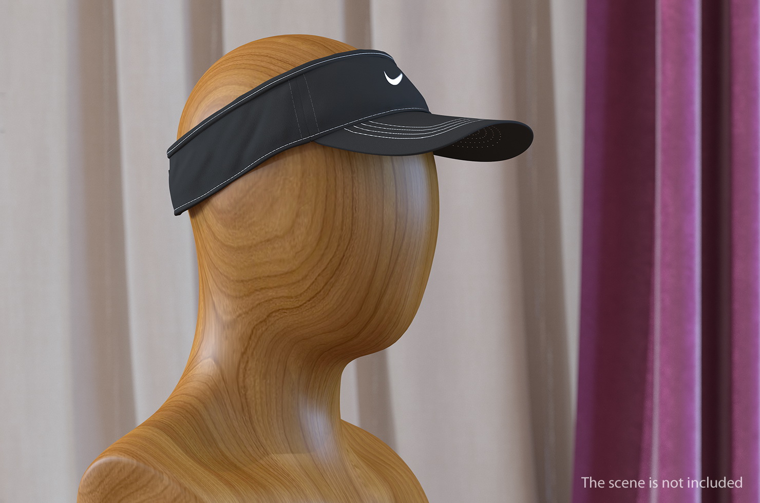 Adjustable Sun Visor Cap Nike 3D model