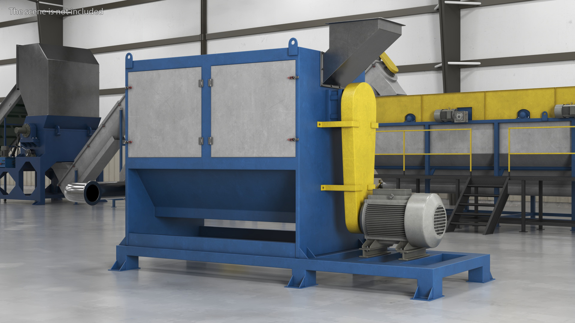 3D Dewatering Machine model