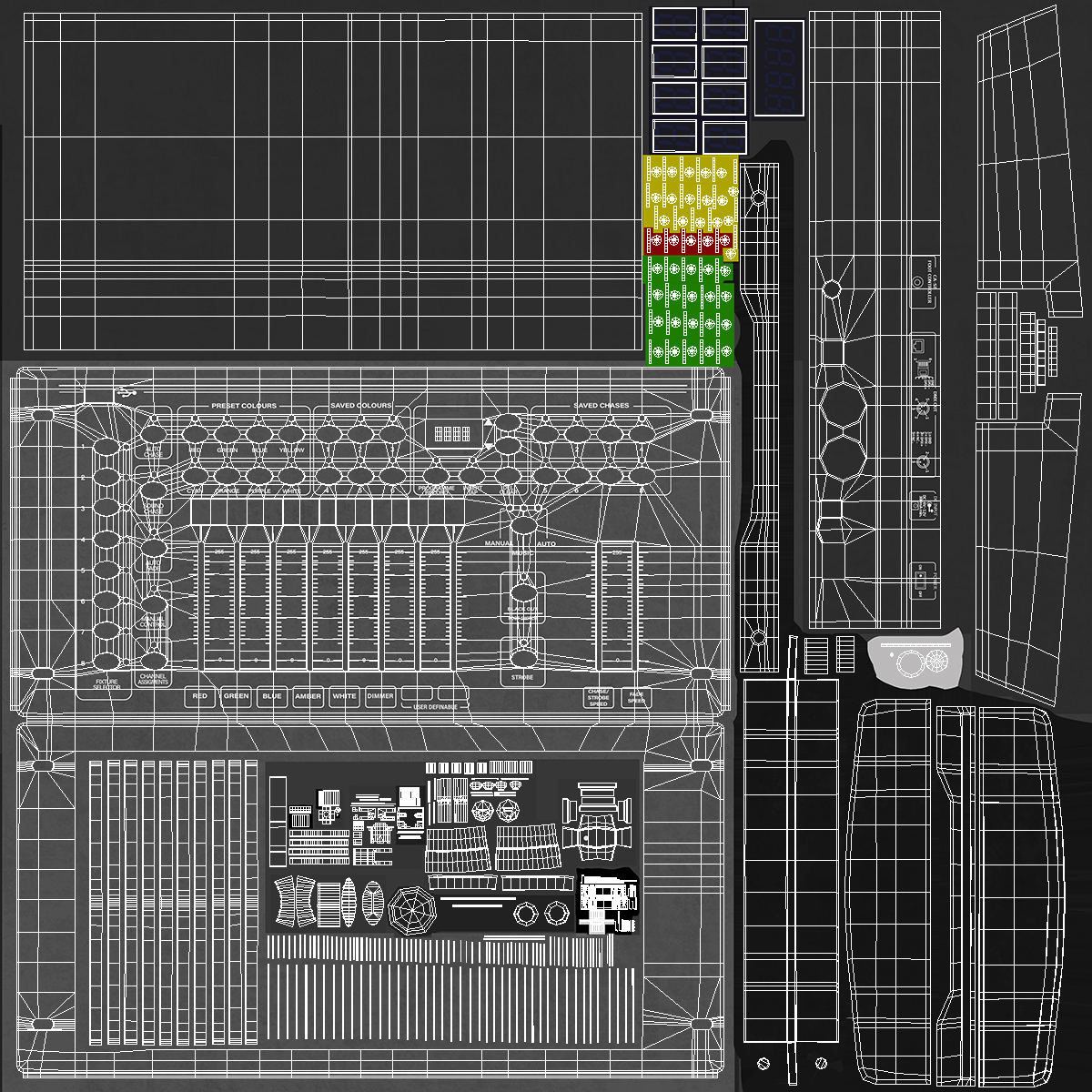 3D Universal DMX Light Controller ON model