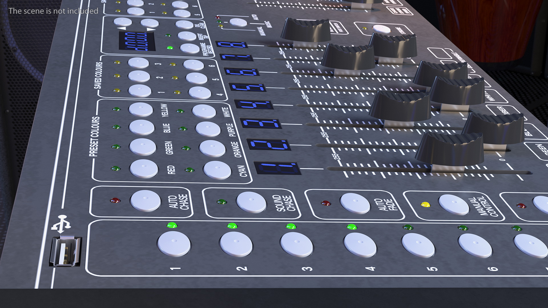 3D Universal DMX Light Controller ON model