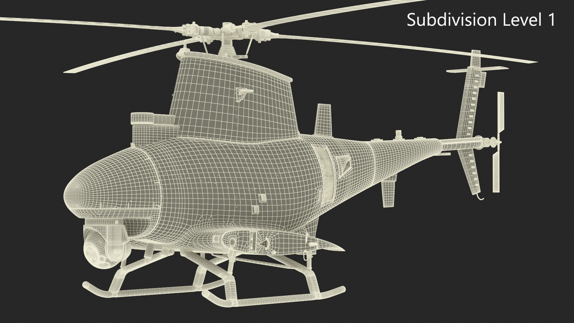 Northrop Grumman MQ-8 Fire Scout 3D